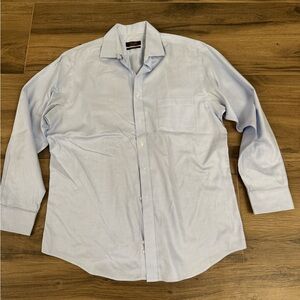 Tasso Elba Blue & White Dress Shirt